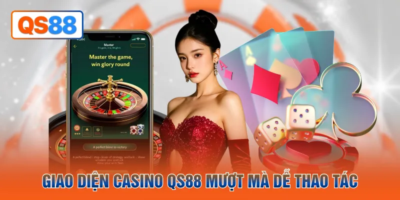 Giao diện casino QH88 mượt mà dễ thao tác